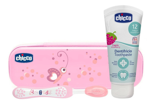 Set De Higiene Oral Cepillo Y Pasta Dental 12m+ Chicco
