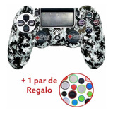 Funda Silicon Compatible Con Control Ps4 Slim Pro + Gomas 11