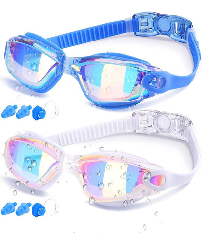 Elimoons Gafas De Natación Para Hombres, Mujeres Y Niños, Ga