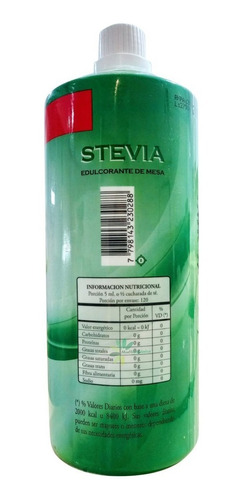 Endulzante Stevia Líquida X 600 Cc Jual - Pack X 6 Uni