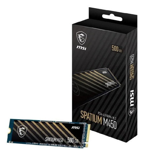 Ssd Msi Spatium M450 500gb M.2 2280 Nvme Pcie 4.0