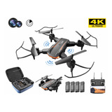 Mini Dron Con Cámara Hd 4 Baterías Y Caja De Presentación