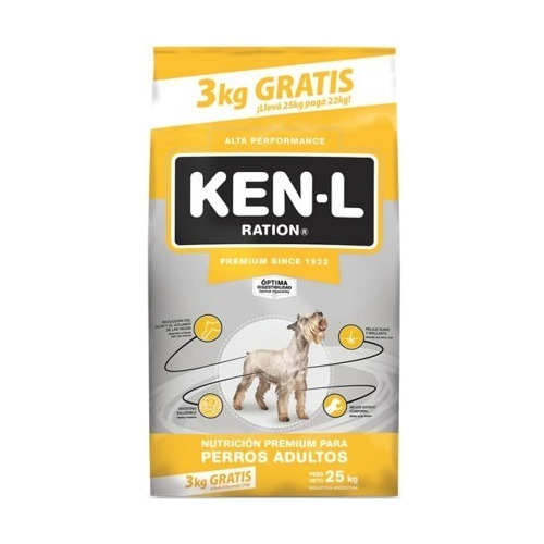 Ken-l Adultos X 22 Kg +3 Kg Regalo+ Envio Gratis Zn