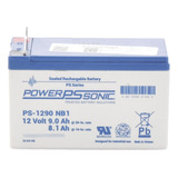 Batería De Respaldo Power Sonic 12v 9ah Agm/vrla Ps-1290-nb1