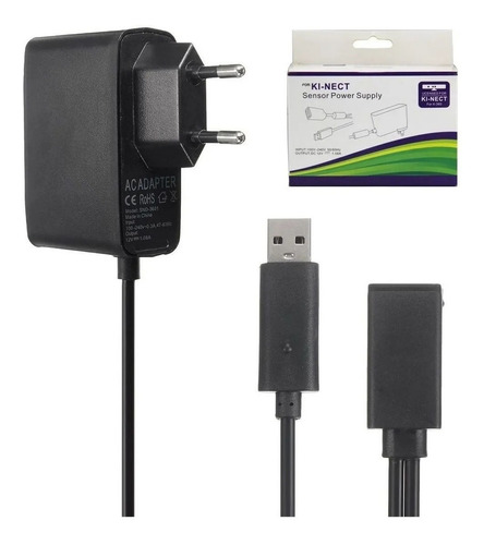 Fonte Ac Adapter Bivolt Para Sensor Do Kinect Xbox 360 X-box