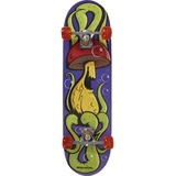 Skate Row Truck Alumínio Rodas Em Gel 79x20cm Mor