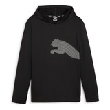 Sudadera Puma Train All Day Big Cat Hombre Negro