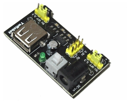 Fuente Para Protoboard 5v 3.3v Salida Usb Mb102 Arduino