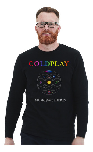 Polera Ml Coldplay Music Of The Spheres Rock Impresión Direc