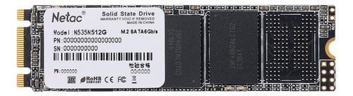 Disco Ssd Netac N535n M.2 2280 Sataiii 3d Nand Ssd 512 Gb