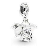 Charm Pendente Dumbo Prata 925 P/ Pulseira Pandora E Vivara