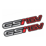 Par Adesivos Chevrolet Corsa Gsi16v Gsi 16v Resinado Crgsi02