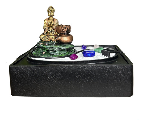  Fonte De Água Buda Hindu Jardim Zen Meditação Feng Shui