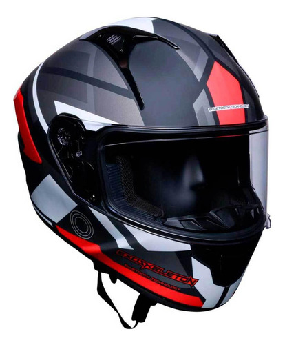 Casco Para Moto Talla M Cetificado Bluetooth Rojo Cc2 Vento