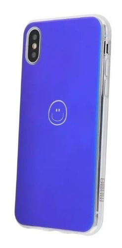 Funda Para Celular Mobo iPhone Azul Mirror