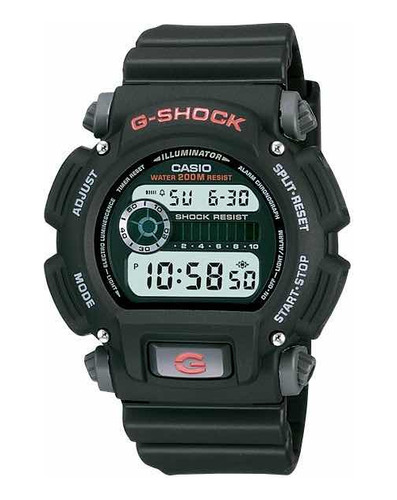Reloj Casio G-shock Dw-9052-1v Digital Sumergible