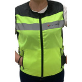 Chaleco Moto Ciclofox Fluo Reflectivo