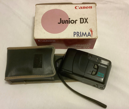 Canon Prima Junior Dx Revisada Ok Na Caixa Olympus Mju Leica