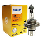 Lampada Comum 12v Mod. H4 60/55w Original Philips 12342 Par