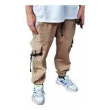 Pantalón Hombre Camuflado Jogger Cargo Drill Urbano Sudadera