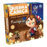 Quebra Cabeça Do Pinóquio Com Fada E Grilo Falante 80 Peças