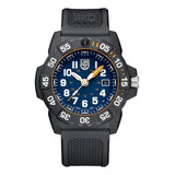 Reloj Luminox Xs.3503.nsf - Navy Seal - Menores De 45 Mm - Color De La Correa Negro Color Del Bisel Acero Inoxidable Color Del Fondo Azul