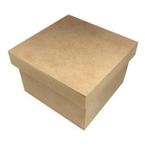 20 Cajas Con Tapa 11cm X 11cm X 7cm De Madera Mdf