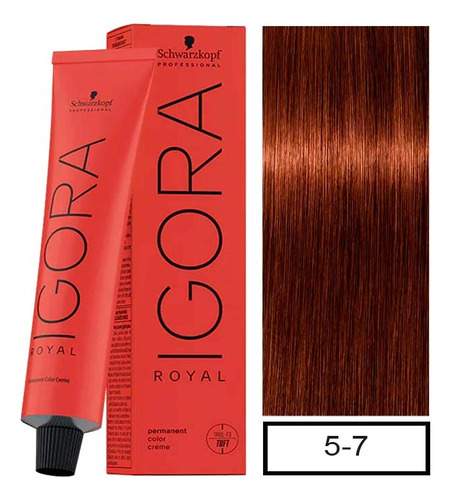 Tintura Igora Royal 5-7+ Oxidante 60ml Schwarzkopf