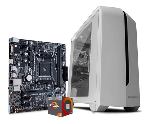 Computadora Pc Gamer Cpu Amd Ryzen 3 2200g 1tb 8gb 80+