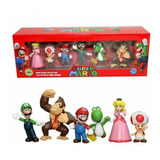 Super Mario Colección 6 Figuras