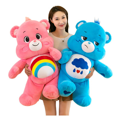 Peluche Grande Bears Ositos Cariñositos Por Colores 80cm Azul