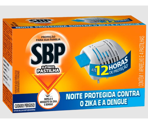 Kit 3 Aparelho Eletrico Repelente Sbp 12 Horas Com Pastilhas