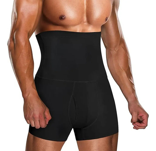 Pantalones Cortos Para Hombre Control Abdomen Faja Reductora
