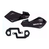 Cubremanos Flotantes Wirtz Shock Negro Enduro Cross Atv Fas