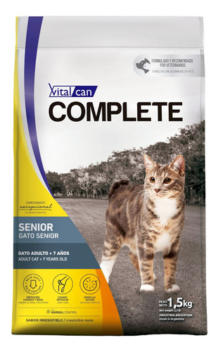 Vital Cat Complete Senior 1,5 Kg El Molino