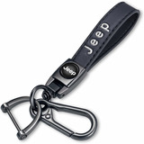 Bikte Llavero De Cuero Genuino Para Jeep Car Key Fob, Llaver