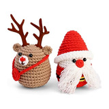 Kit De Crochet De Navidad Principiantes, Kit Lindo De A...