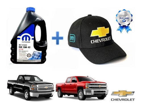 Garrafa Aceite Mopar + Gorra Chevrolet Silverado 2014 A 2018