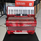 Acordeon Todeskini 80 Baixos C/ Alça E Case Nova