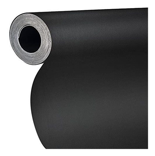 Cuero Autoadhesivo Para Reparar Muebles 43x200cm Negro