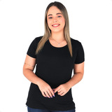 Blusa Feminina Long Line Academia Linha Fique Em Casa