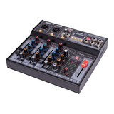 Consola Mixer Profesional 4 Channel Marca Parquer