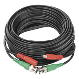 Cable Coaxial 10mts Para Cámaras 4k Con Conector Bnc Y Alime