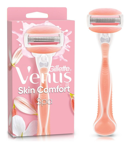 Maquina De Afeitar Gillette Venus Skin Comfort Spa 3 Hojas