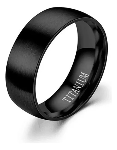 Anillo De Titanio Hombre Mujer Pulido A Mano Colores