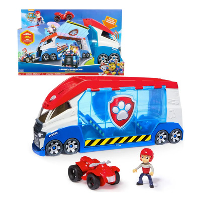 Paw Patrol Multicolor transformable con lanzadores de vehículos figura de acción de Ryder y coche todoterreno de juguete | Envío gratis