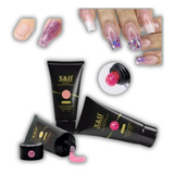 2 Polygel Poligel Alongamento Gel Fibra Encapsulado + Brinde