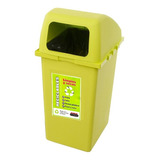 Cesto De Residuos Reciclaje 60 Lts Tapa Buzón X 1 U. Art 190 Color Verde