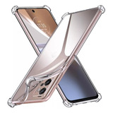 Funda Para Motorola G72 Antigolpes Transparente + Vidrio 9d