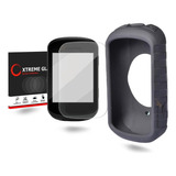 Kit Capa Case Capinha + Pelicula  Para Garmin Edge 530 830